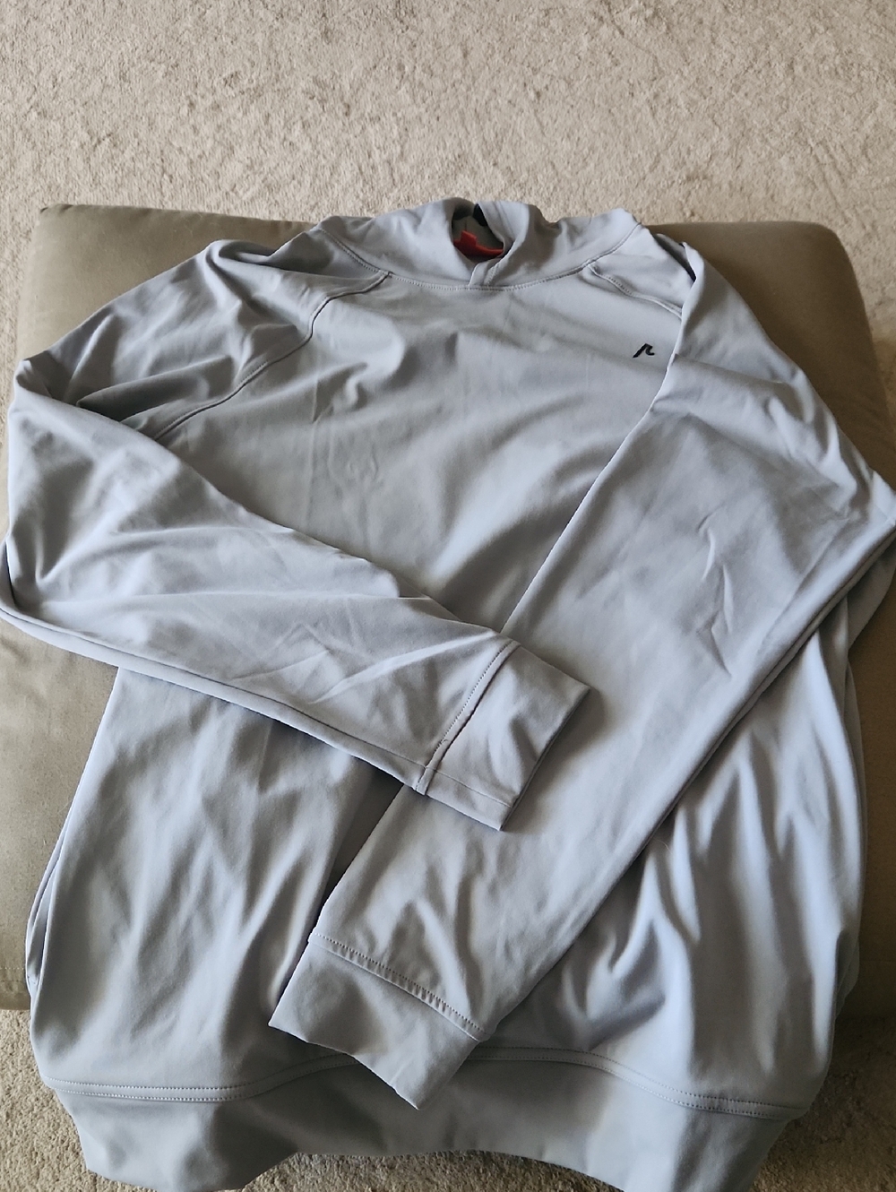 Men's Light Gray Performance Pullover Jacket